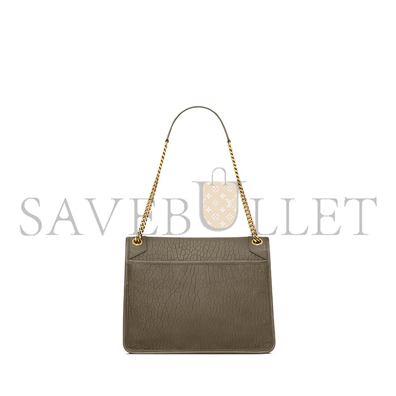 YSL NIKI LARGE IN GRAINED LAMBSKIN 803777AACYT3212 (32*23*9cm)
